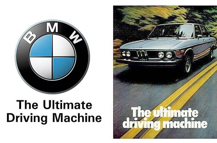 BMW「The Ultimate Driving Machine」